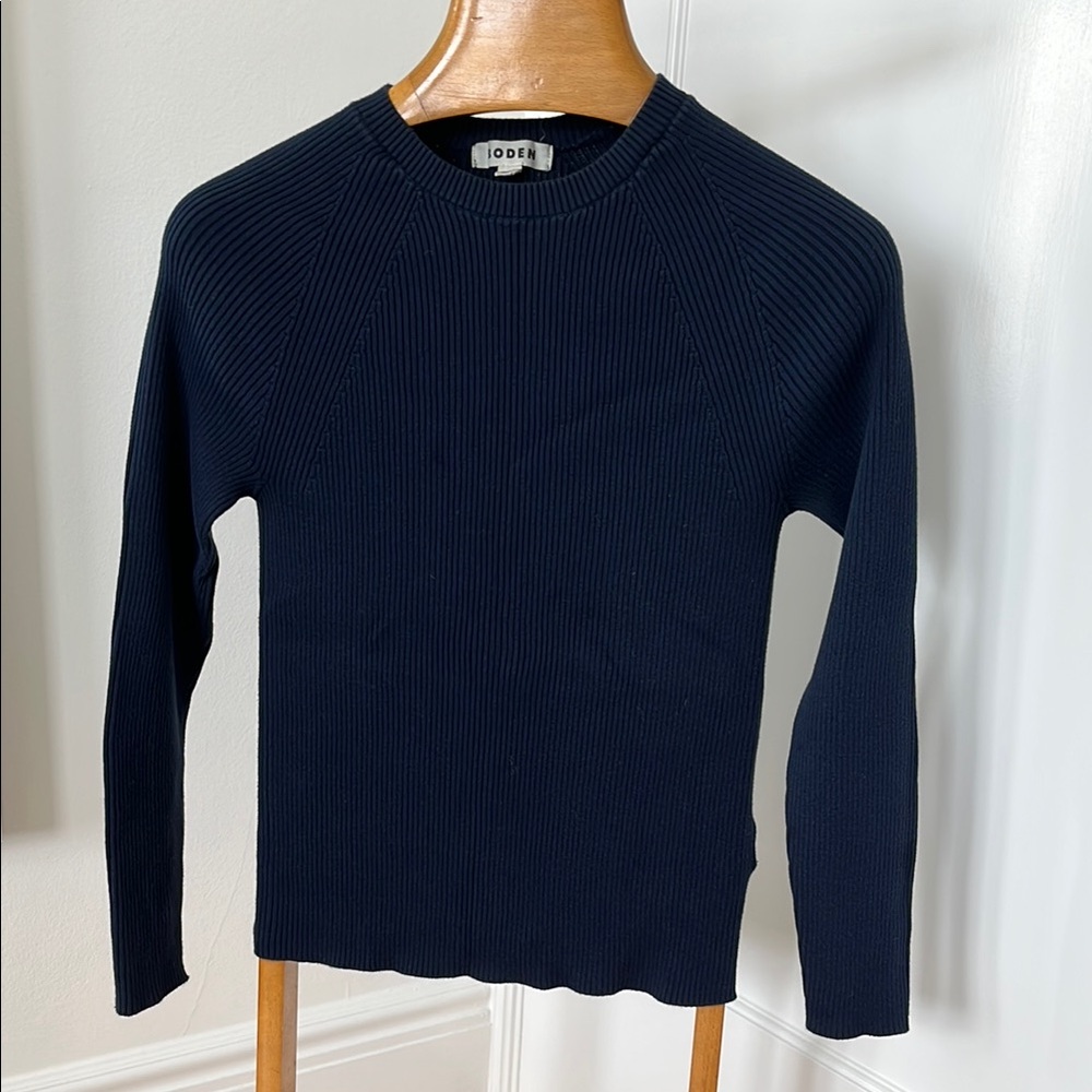 Boden Women's Navy Crew Neck Sweater